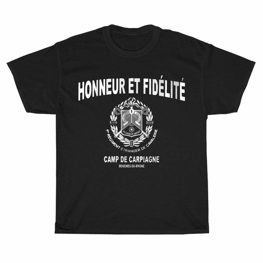 Legion Etrangere French Foreign Army Motto logo Men's Unisex T Shirt Size S to 3XL