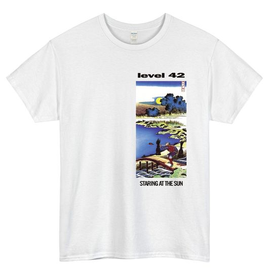 Level 42 Staring At The Sun Logo Mens Unisex Short Sleeve T-Shirt Size S-3XL - P
