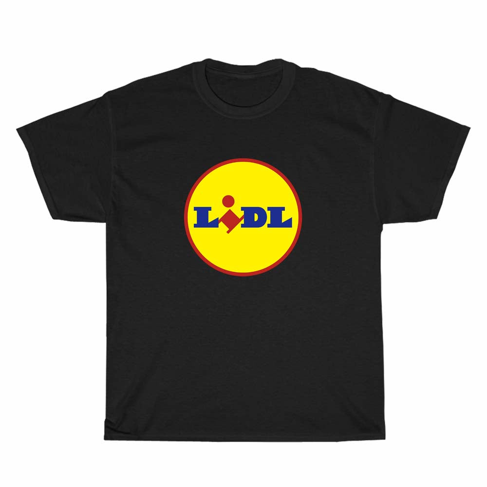 LiDL Groceries Store logo Men's Unisex T Shirt Size S to 3XL