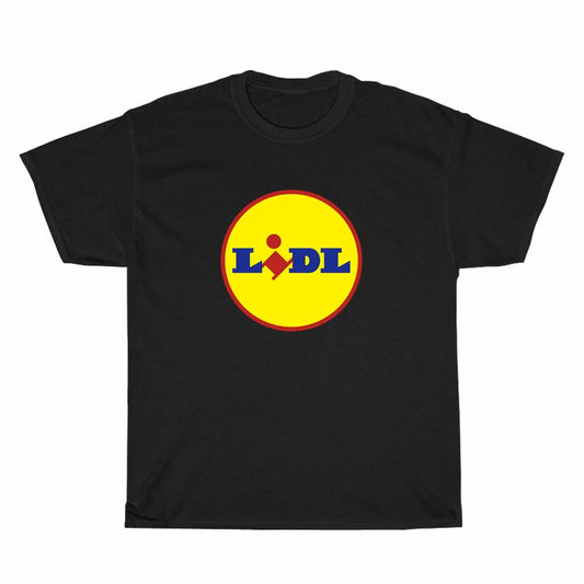 LiDL Groceries Store logo Men's Unisex T Shirt Size S to 3XL