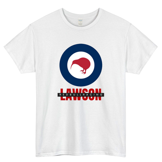 Liam Lawson RACING Logo Mens Unisex Short Sleeve T-Shirt Size S-3XL - P