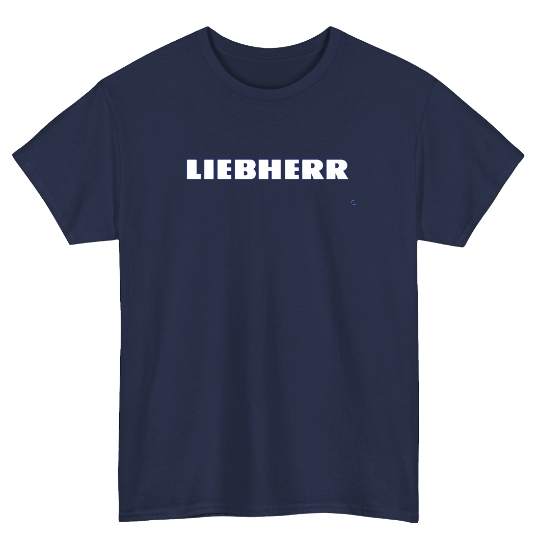 Liebherr Crane Logo  Short Sleeve T-Shirt Size S-3XL - P
