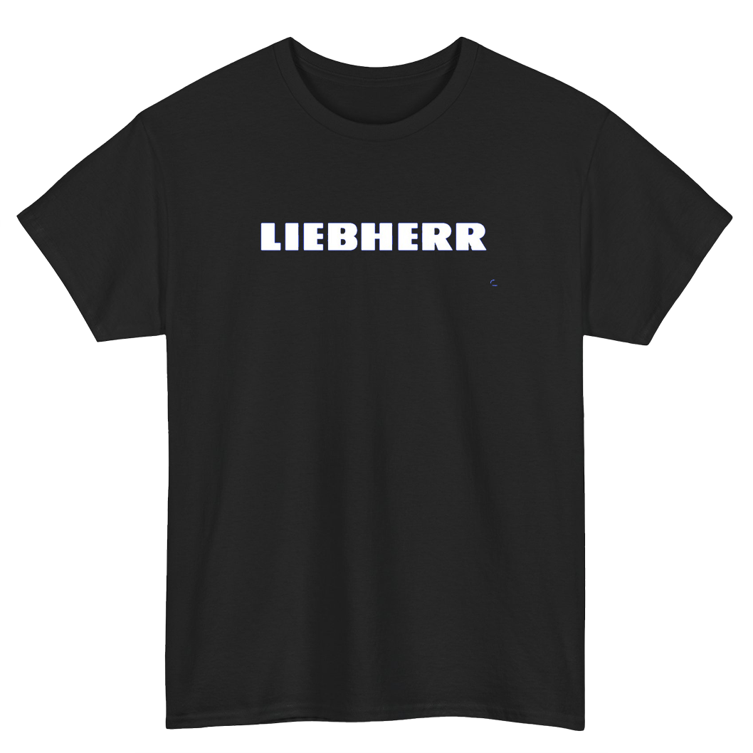 Liebherr Crane Logo  Short Sleeve T-Shirt Size S-3XL - P