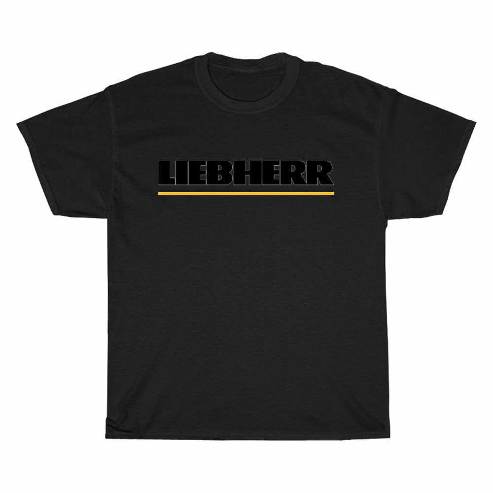 Liebherr Mining Equipment logo Men's Unisex T Shirt Size S to 3XL