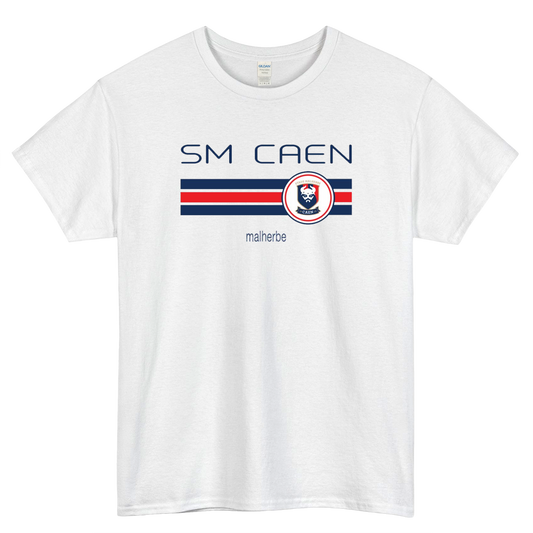 Ligue 2 - SM Caen Home Red Logo Mens Unisex Short Sleeve T-Shirt Size S-3XL - P