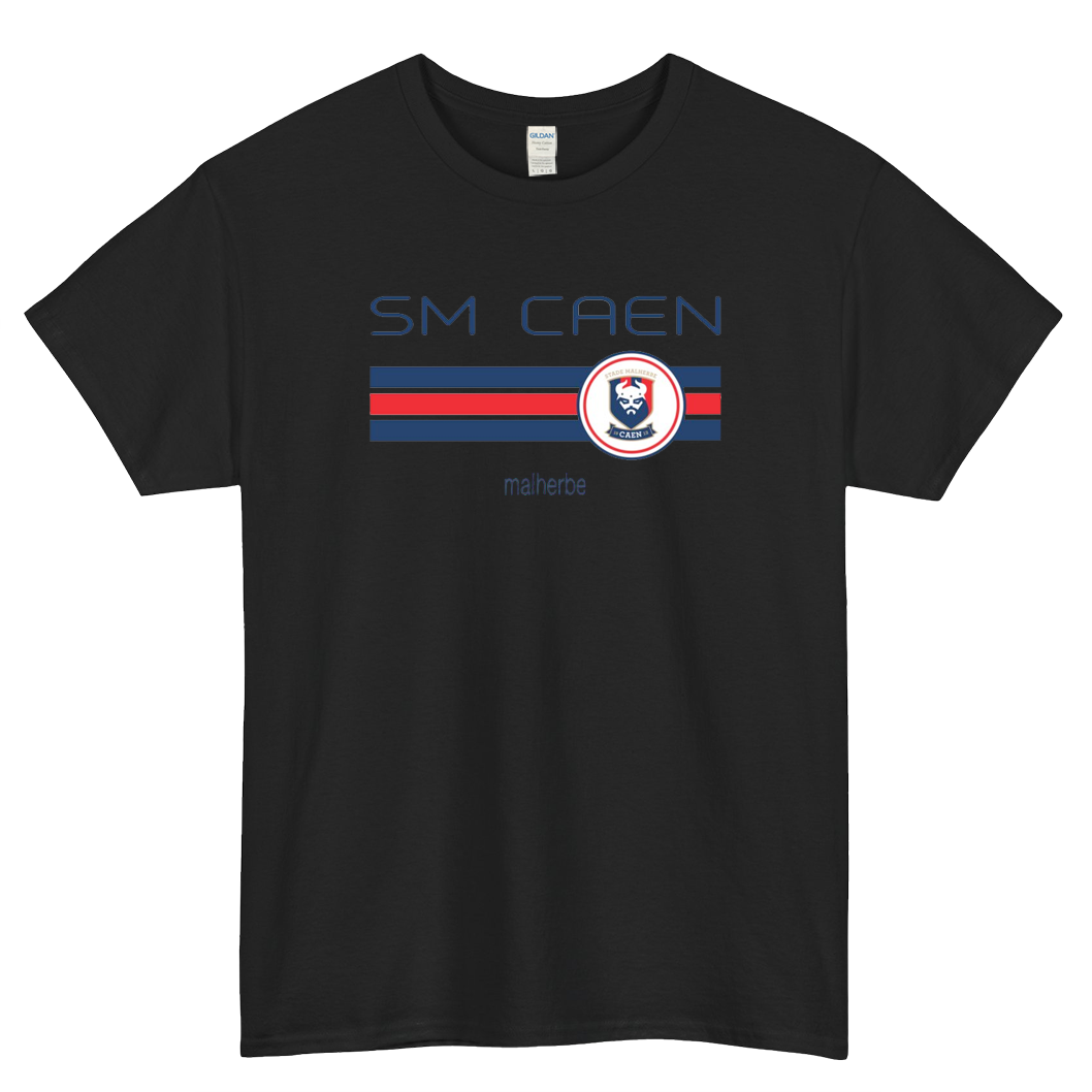 Ligue 2 - SM Caen Home Red Logo Mens Unisex Short Sleeve T-Shirt Size S-3XL - P