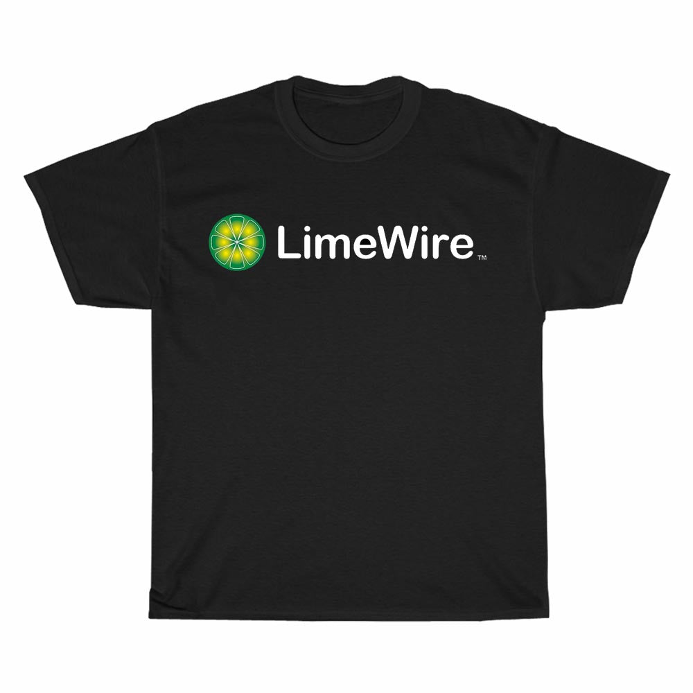Limewire Logo Men's Unisex T Shirt Size S to 3XL
