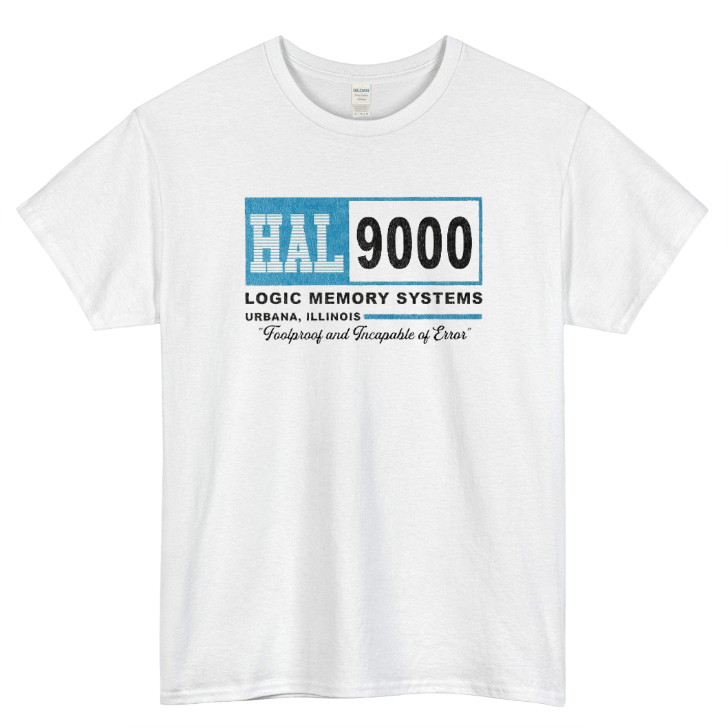 Logic Memory Systems 9000 Worn Logo Mens Unisex Short Sleeve T-Shirt Size S-3XL - P
