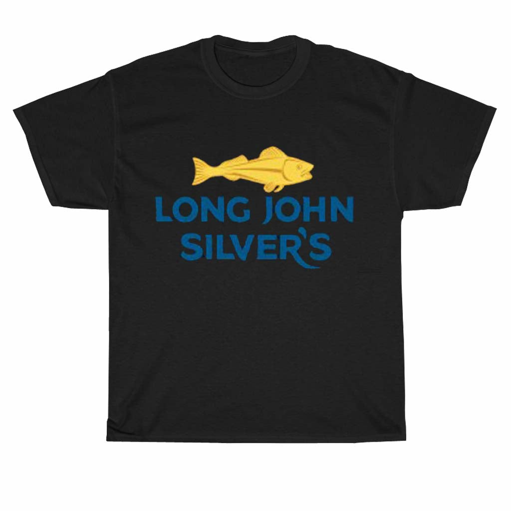 Long John's Silver Restaurant Logo Men's Unisex T Shirt Size S to 3XL