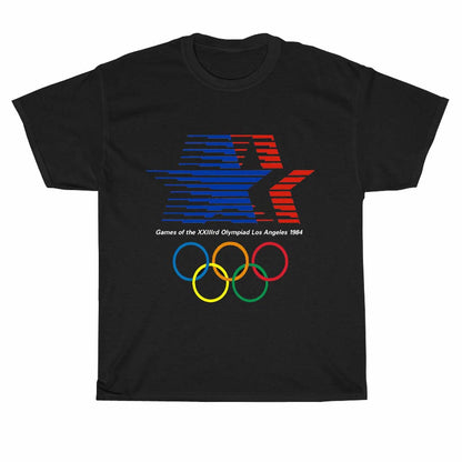 Los Angeles Olympic 1984 Logo Men's Unisex T Shirt Size S to 3XL