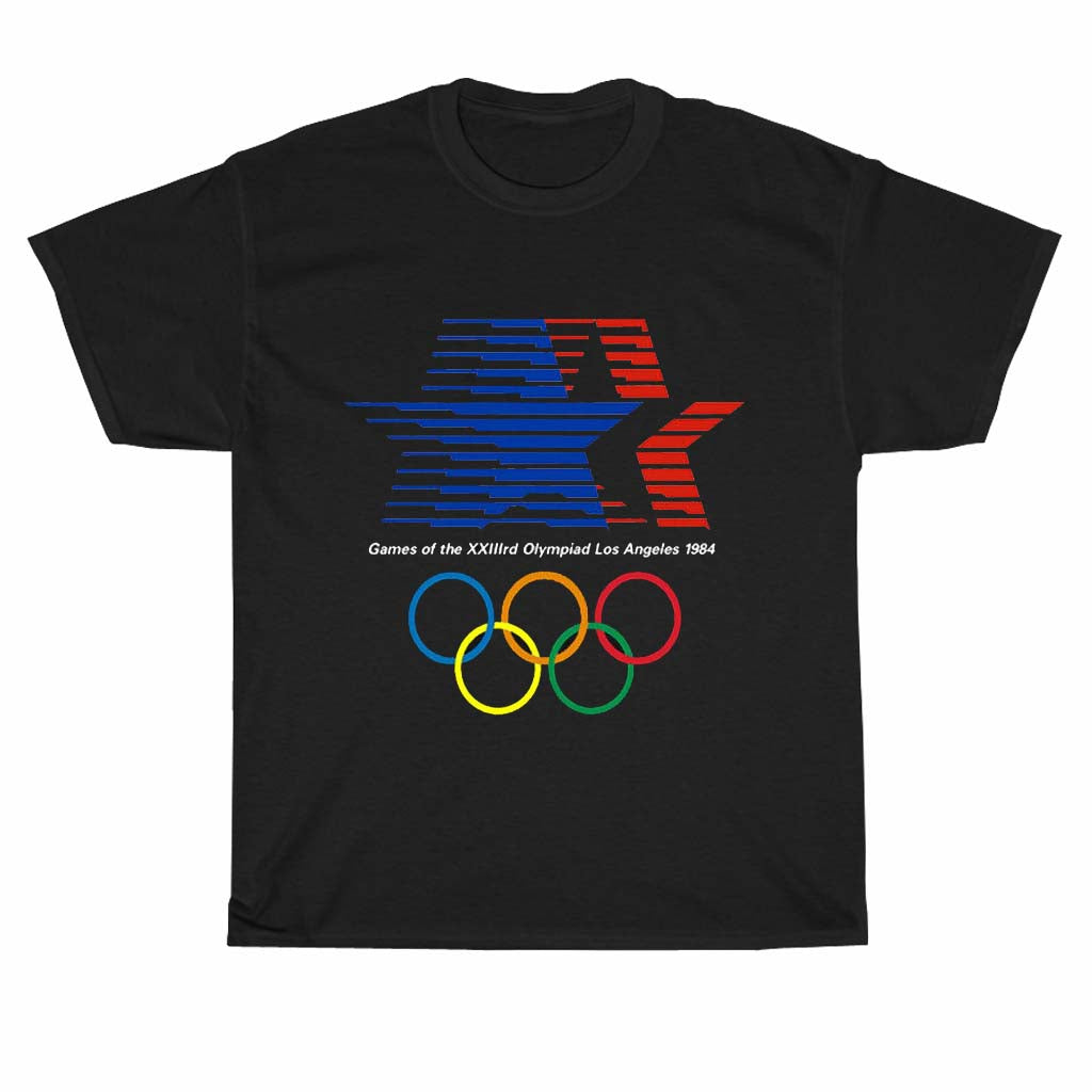 Los Angeles Olympic 1984 Logo Men's Unisex T Shirt Size S to 3XL
