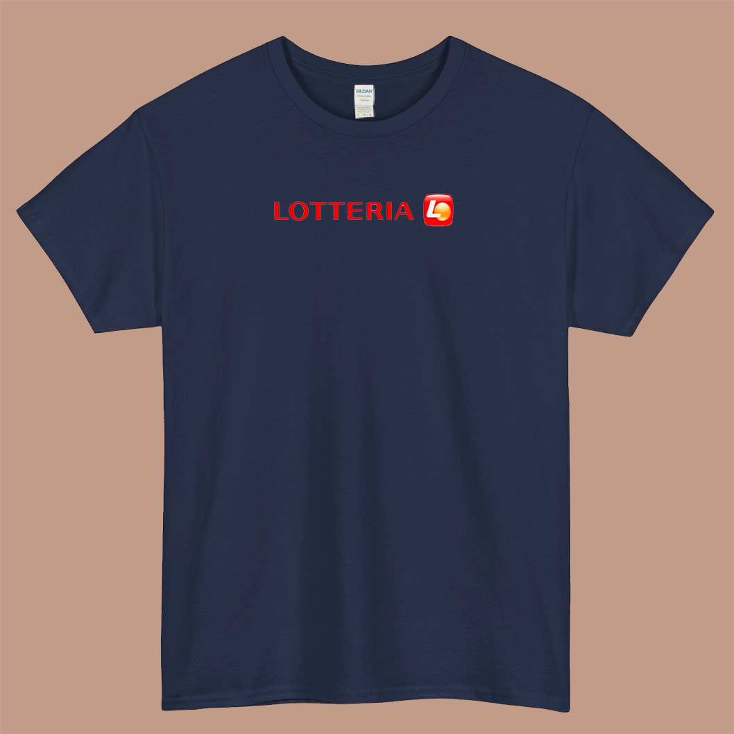 Lotteria logo short sleeve  men's t shirt SIZE S-3XL