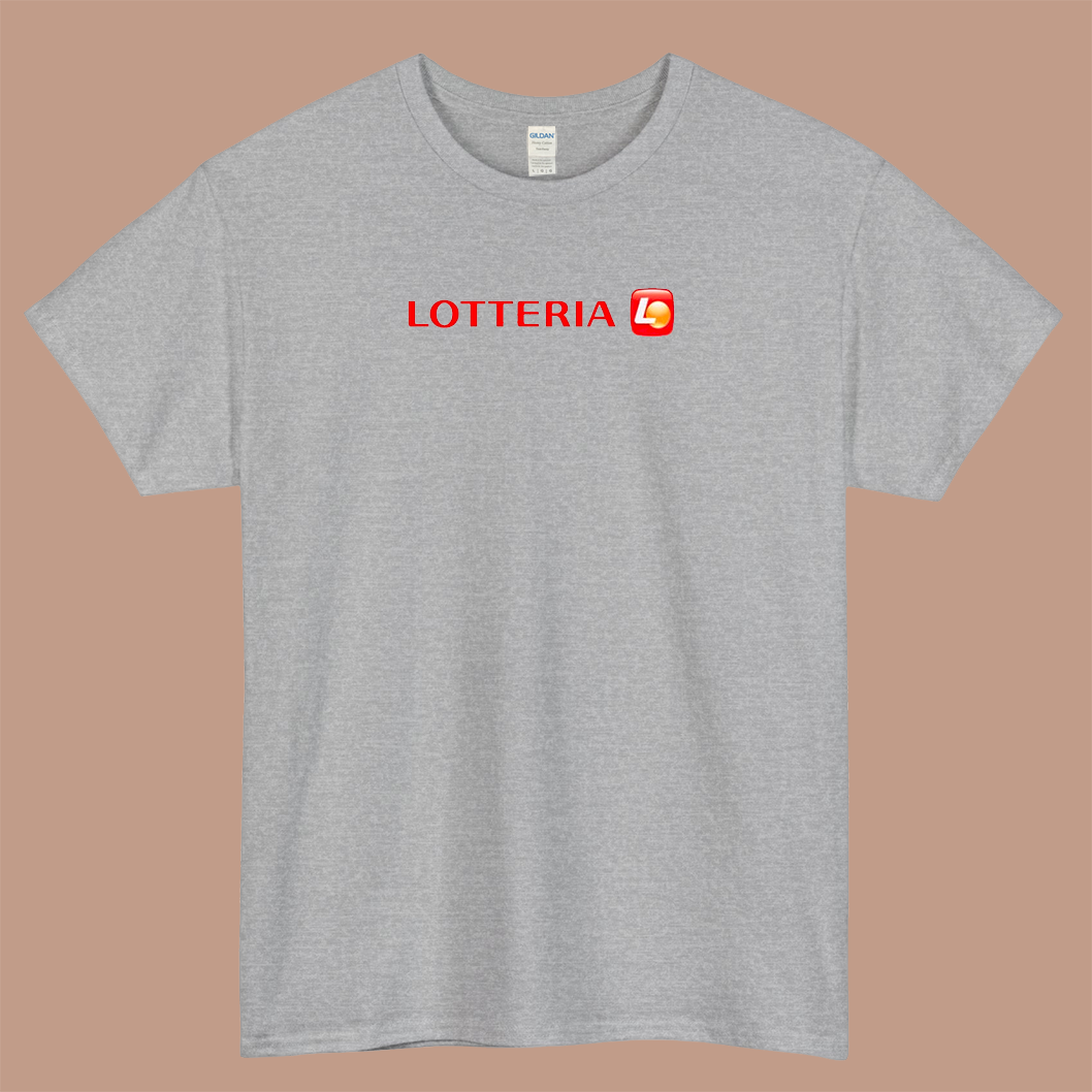 Lotteria  4 short sleeve logo men's t shirt SIZE S-3XL