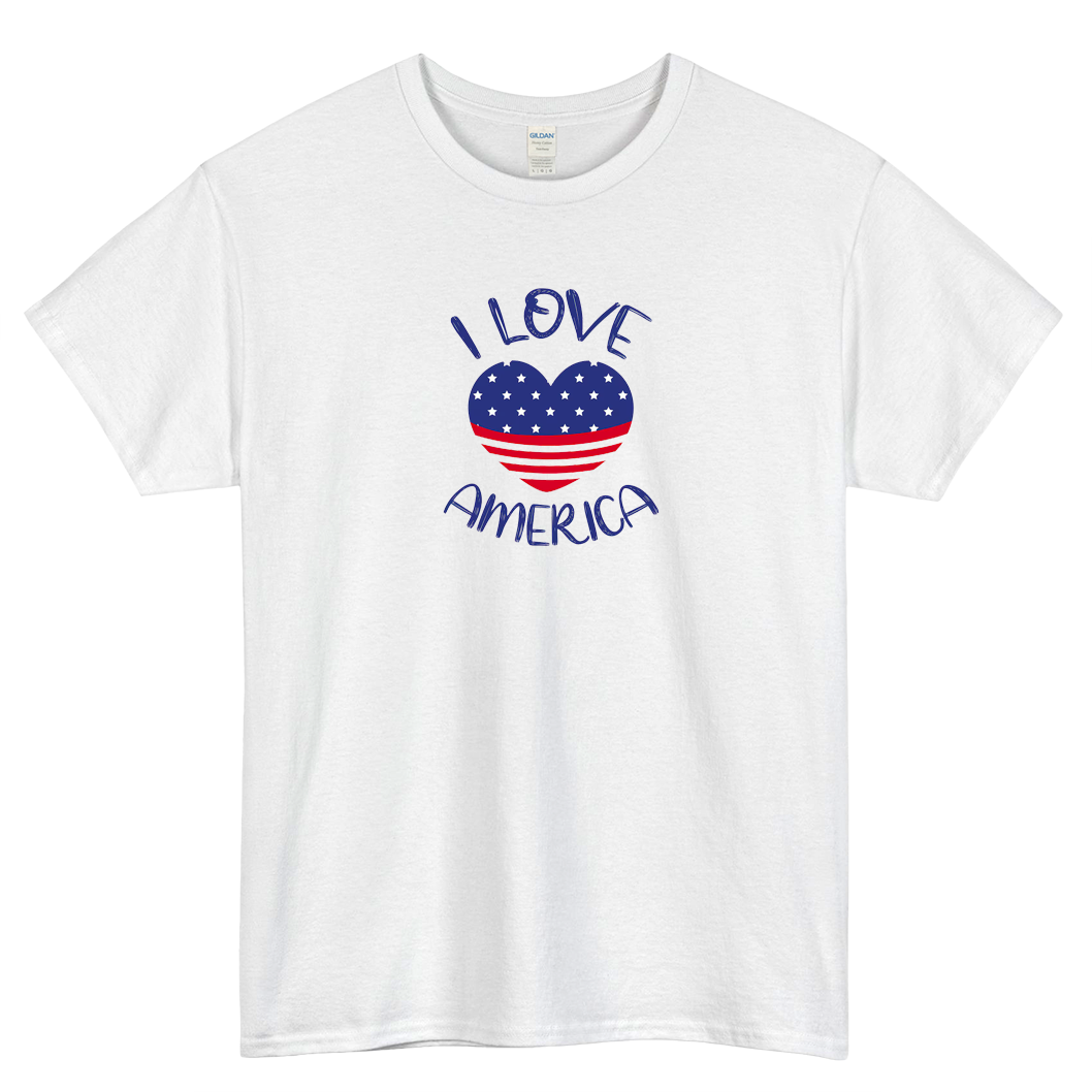 Love America logo short SLEEVE T SHIRT -P