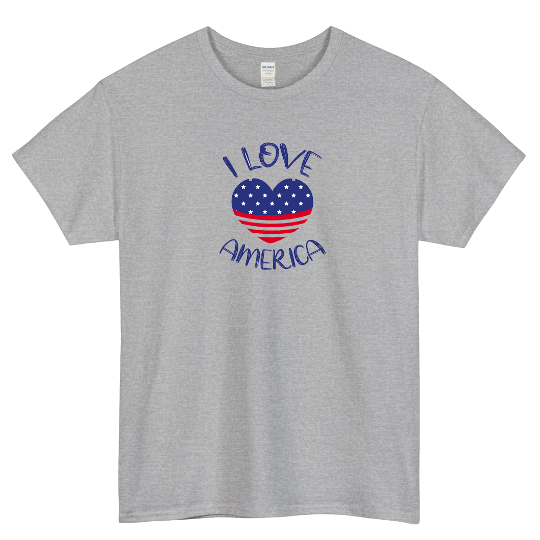 Love America logo short SLEEVE T SHIRT -P