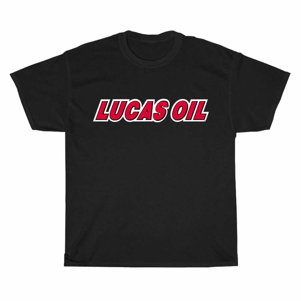Lucas Oil Racing Logo Men's Unisex T Shirt Size S to 3XL