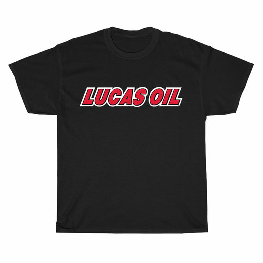 Lucas Oil logo Men's Unisex T Shirt Size S to 3XL