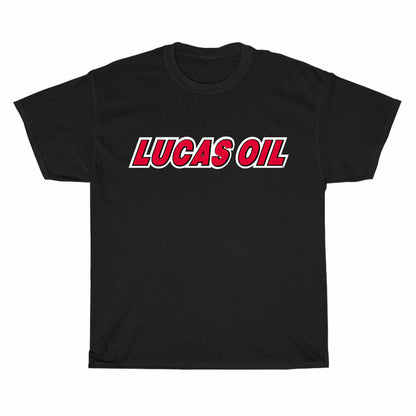 Lucas Oil Racing Logo Men's Unisex T Shirt Size S to 3XL