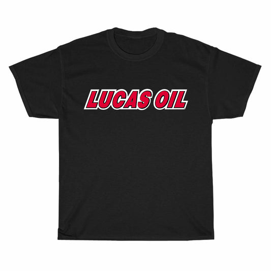 Lucas Oil Racing Logo Men's Unisex T Shirt Size S to 3XL