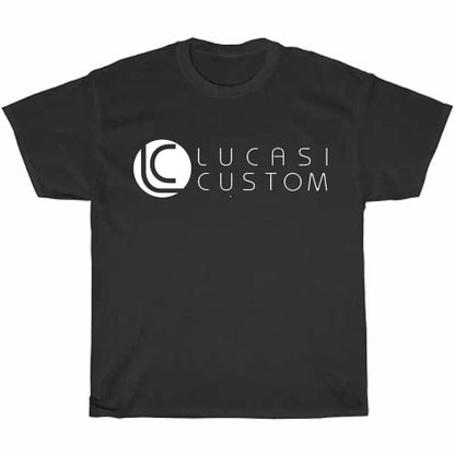 Lucasi Hybrid pool cues billiards Logo Men's Unisex T Shirt Size S to 3XL
