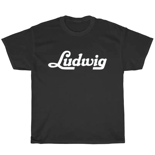 Ludwig Drums Cymbals Logo Men's Unisex T Shirt Size S to 3XL