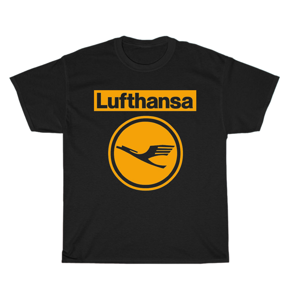 Lufthansa Logo Men's Unisex T Shirt Size S to 3XL