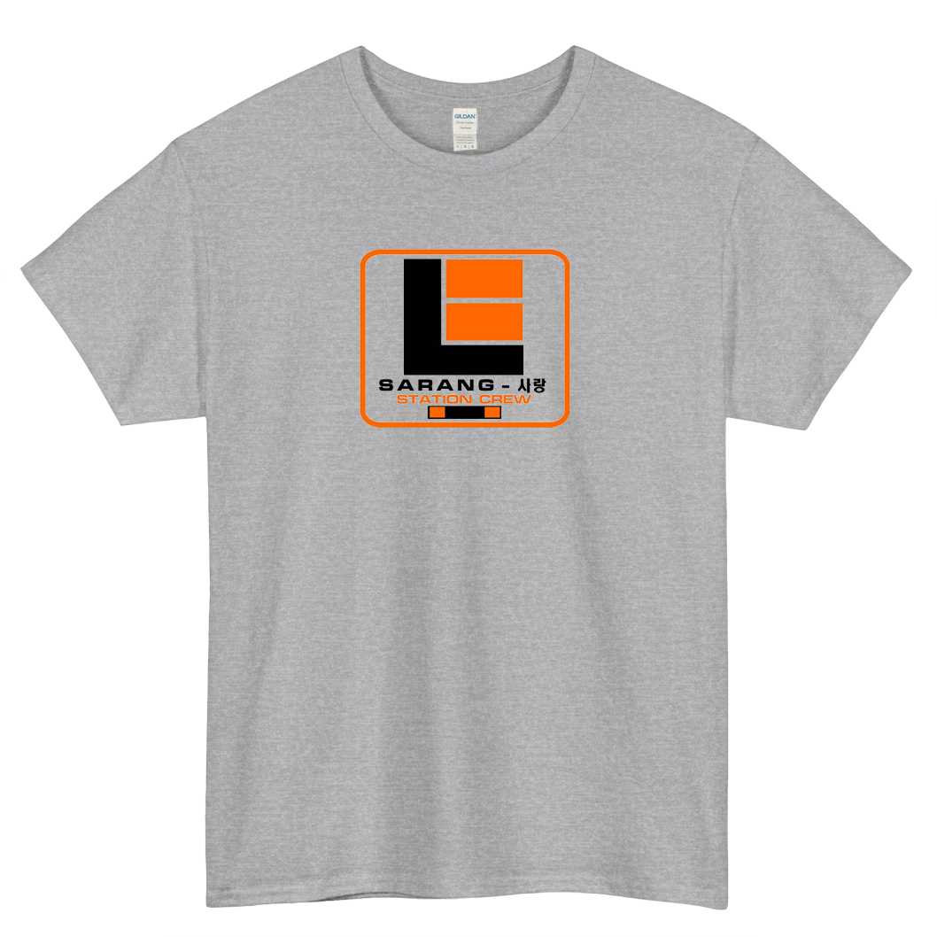 Lunar Industries Sarang Station Crew logo  SHORT SLEEVE T SHIRT -P