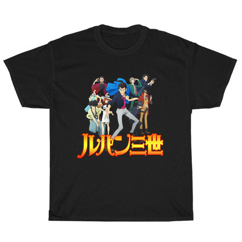 New Brand Lupin The 3rd Anime Unisex T Shirt S - 3XL