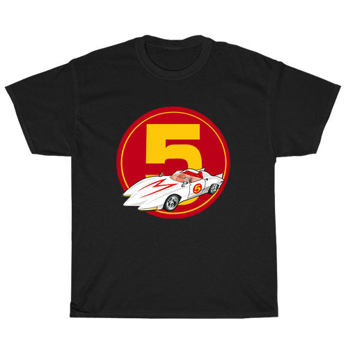 MACH SPEED RACER logo Men's Unisex T Shirt Size S to 3XL