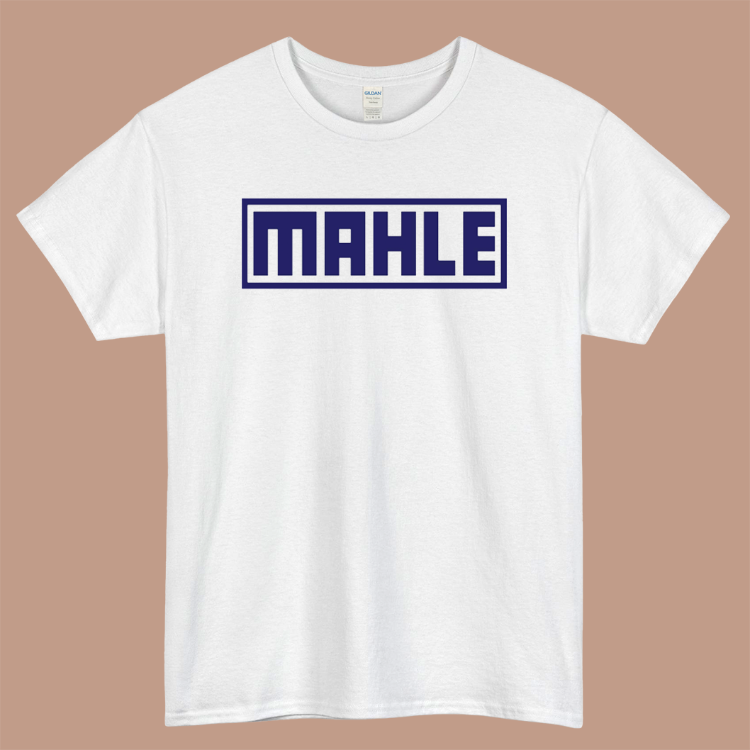 MAHLE Logo Mens Unisex Short Sleeve White T-Shirt Size S-3XL