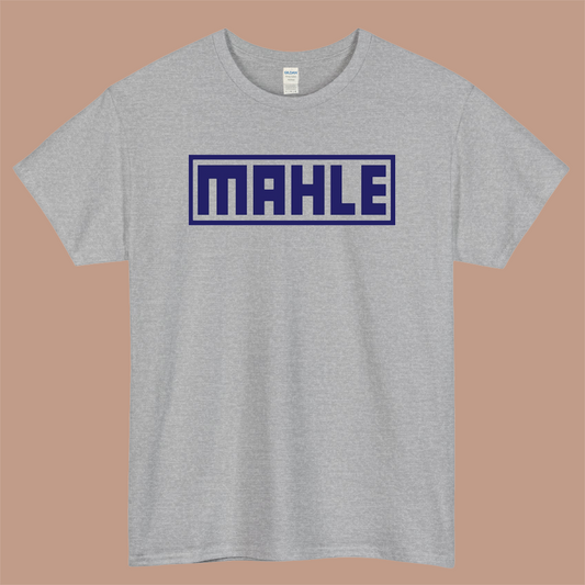 MAHLE Logo Mens Unisex Short Sleeve Gray T-Shirt Size S-3XL