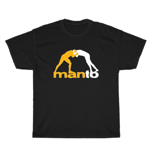 MANTO Brazilian Jiu Jitsu Logo Men's Unisex T Shirt Size S to 3XL