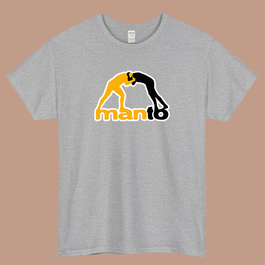 MANTO Jiu Jitsu Martial Art Logo Mens Unisex Short Sleeve T-Shirt Size S-3XL - P