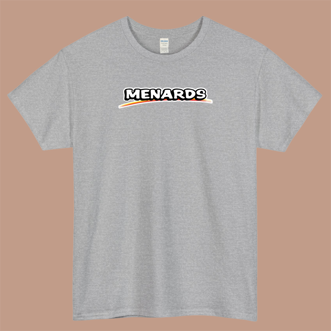 MENARDS Logo Mens Unisex Short Sleeve T-Shirt Size S-3XL - P