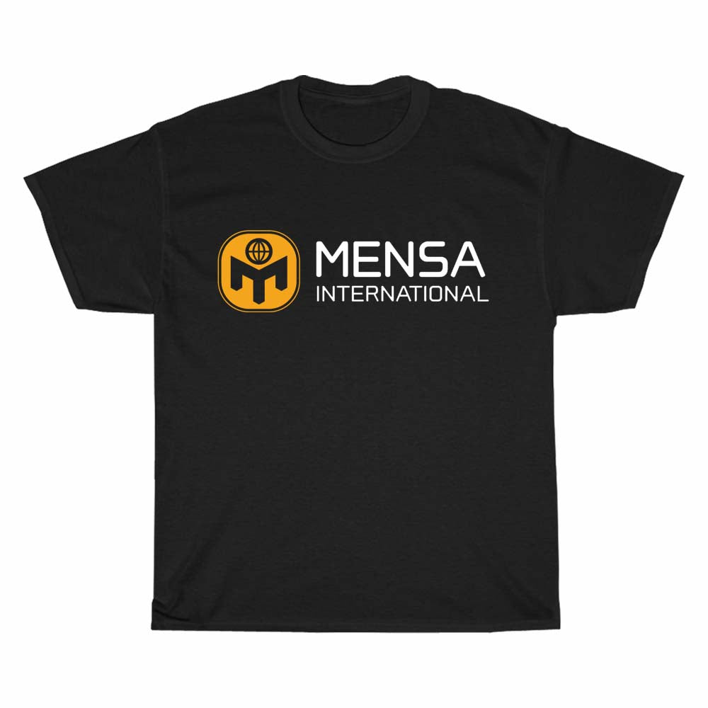 MENSA INTERNATIONAL LOGO Men's Unisex T Shirt Size S to 3XL