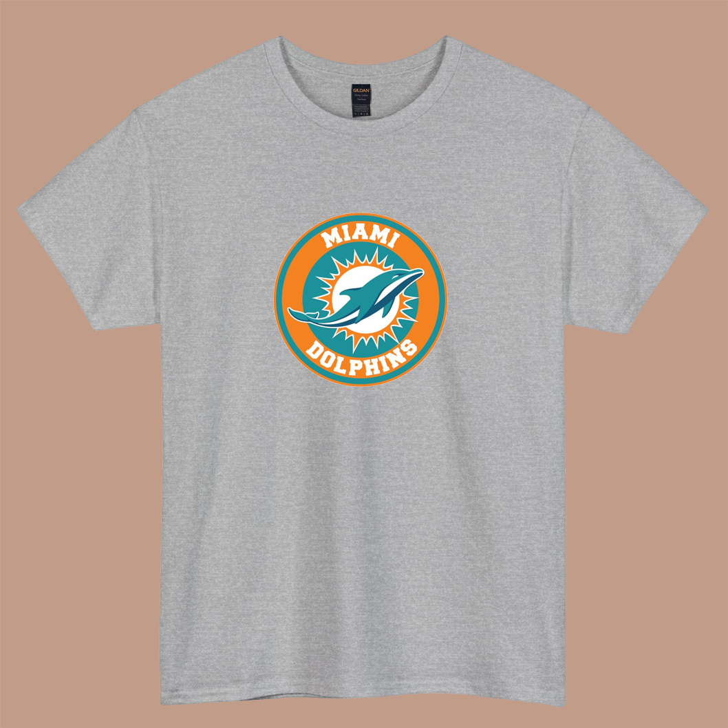 MIAMI AMERICAN FOOTBALL  LOGO short sleeve t shirt S-3XL -P