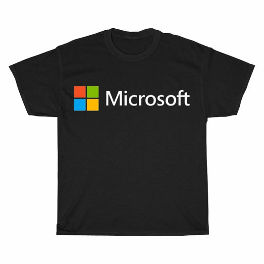 MICROSOFT SOFTWARE LOGO Men's Unisex T Shirt Size S to 3XL