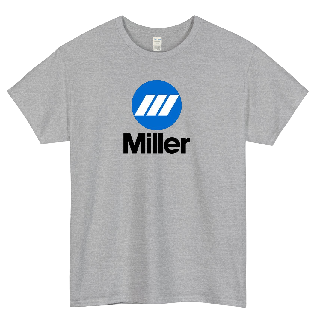 MILLER ELECTRIC BLUE LOGO  SHORT SLEEVE T SHIRT -P