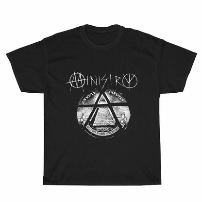 MINISTRY Logo Men's Unisex T Shirt Size S to 3XL