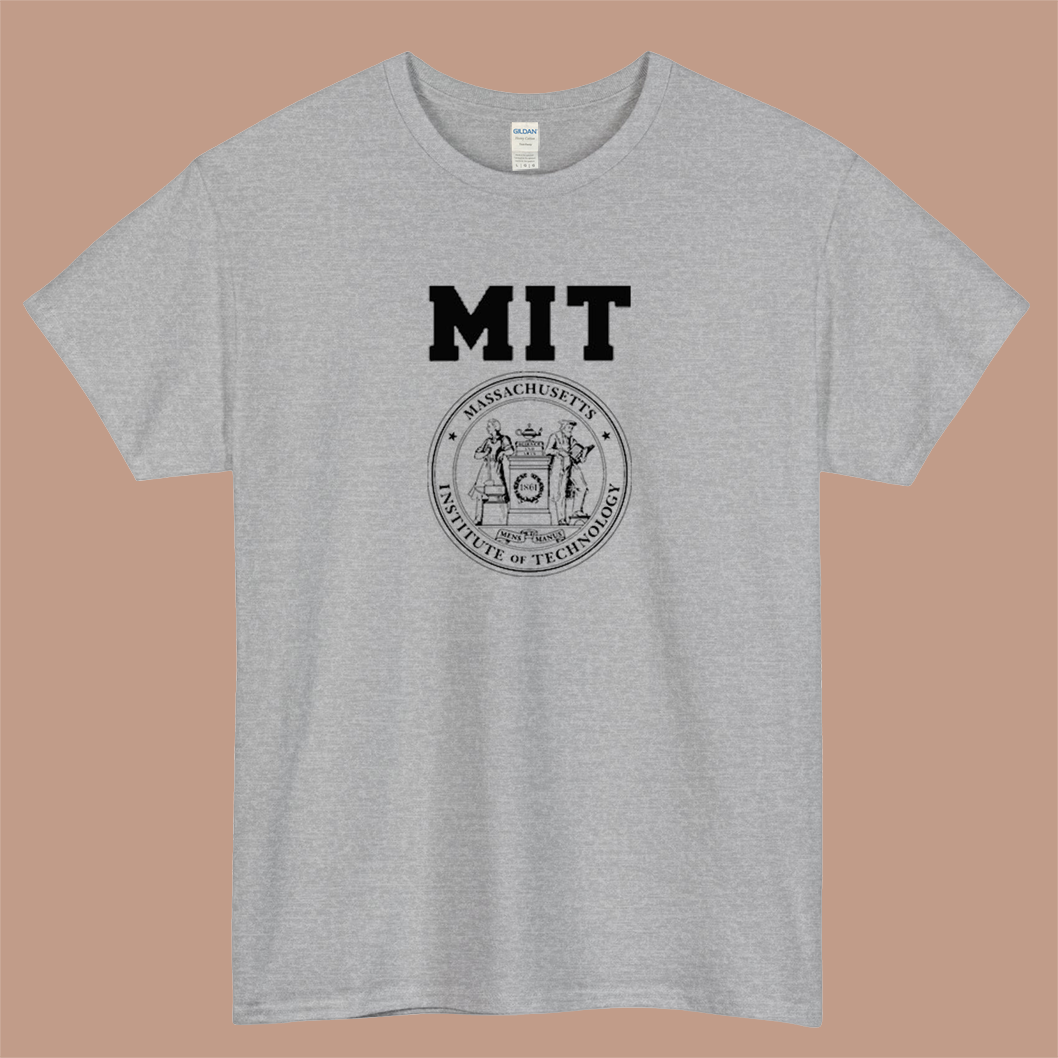 MIT UNIVERSITY Logo Mens Unisex Short Sleeve T-Shirt Size S-3XL - P