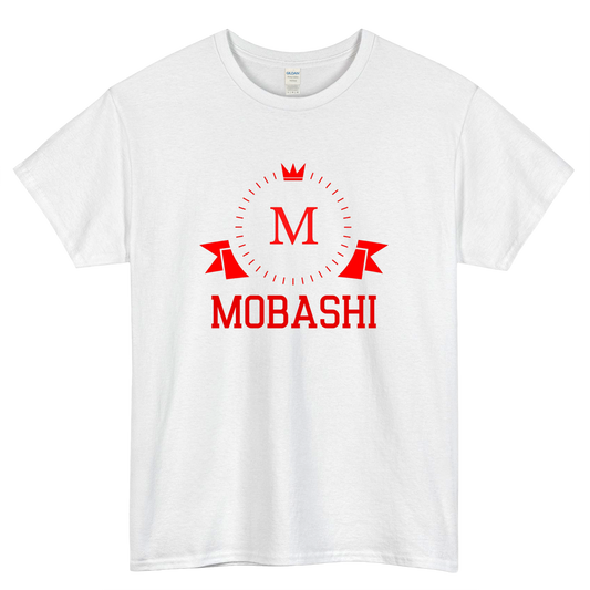 MOBASHI CROWN Logo Mens Unisex Short Sleeve T-Shirt Size S-3XL - P