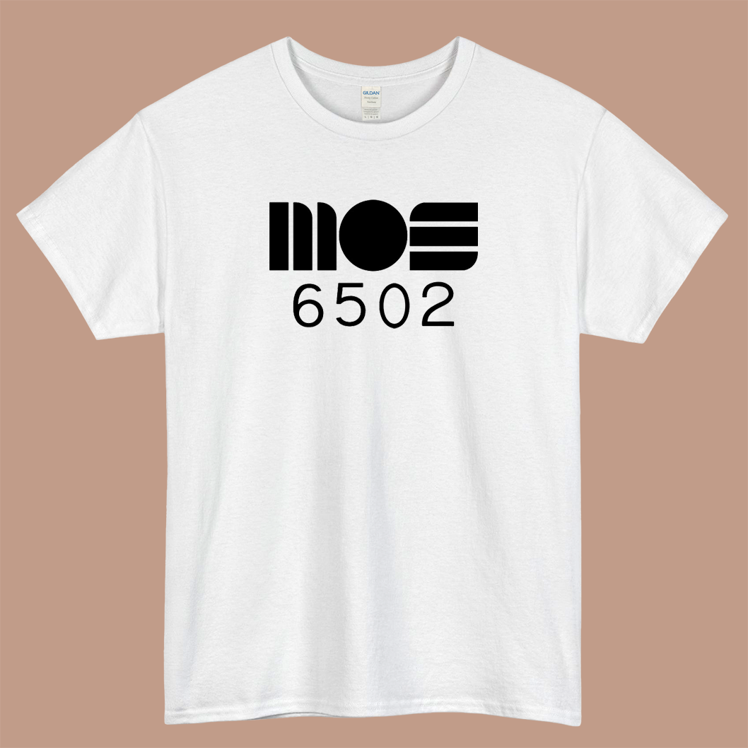 MOS 6502 8-bit CPU Logo Mens Unisex Short Sleeve T-Shirt Size S-3XL - P
