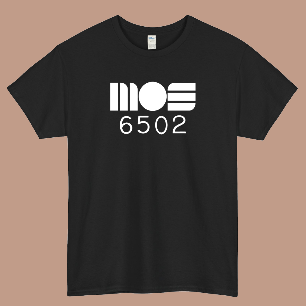 MOS 6502 8-bit CPU Logo Mens Unisex Short Sleeve T-Shirt Size S-3XL - P