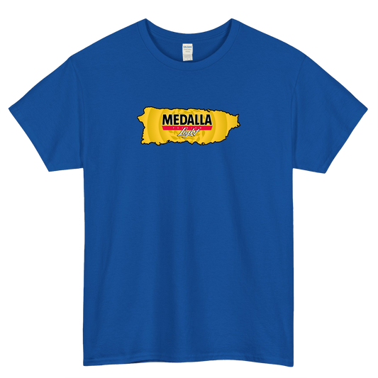 MOST POPULAR Medalla Light Puerto Rico Short Sleeve T-Shirt Size S-3XL -P
