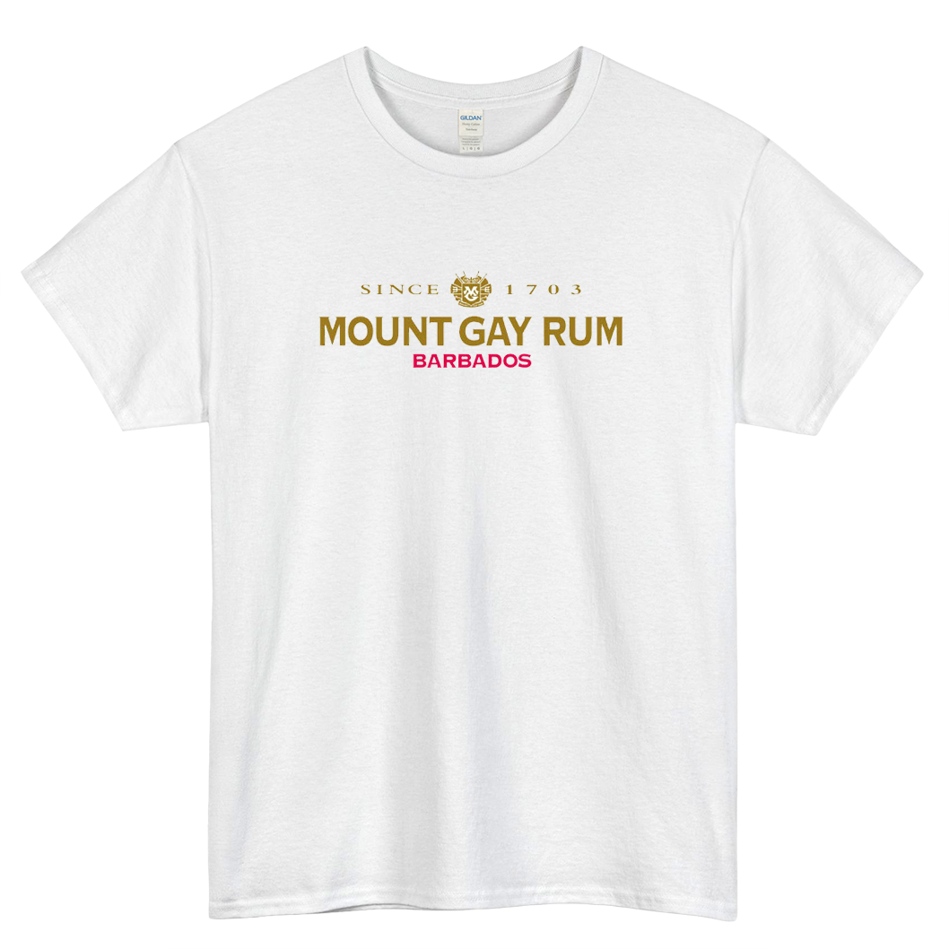 MOUNT GAY RUM LOGO 1 short SLEEVE T SHIRT -P