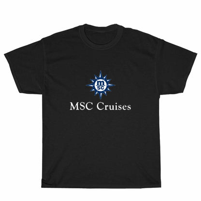 MSC Cruises Logo Men's Unisex T Shirt Size S to 3XL