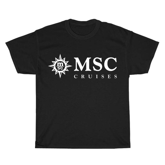 MSC Cruises Logo Men's Unisex T Shirt Size S to 3XL