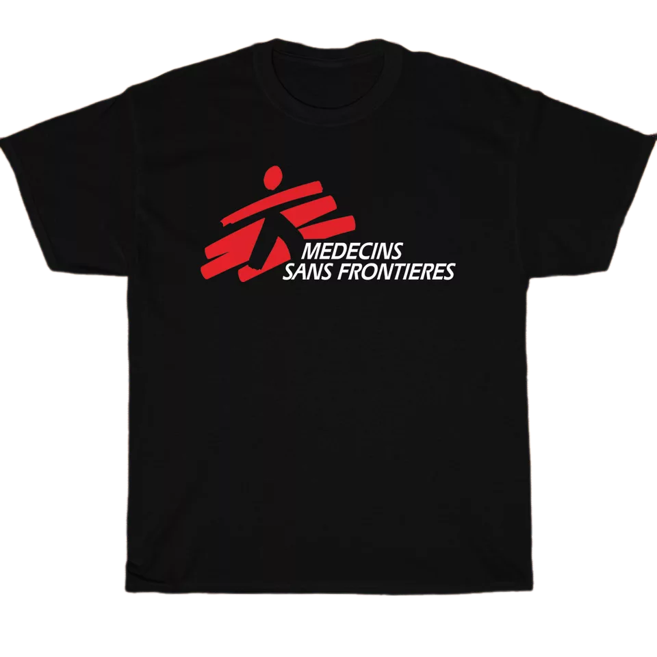 MSF Medecins Sans Frontieres Logo Men's Unisex T Shirt Size S to 3XL