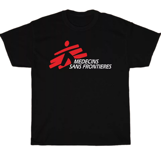 MSF Medecins Sans Frontieres Logo Men's Unisex T Shirt Size S to 3XL