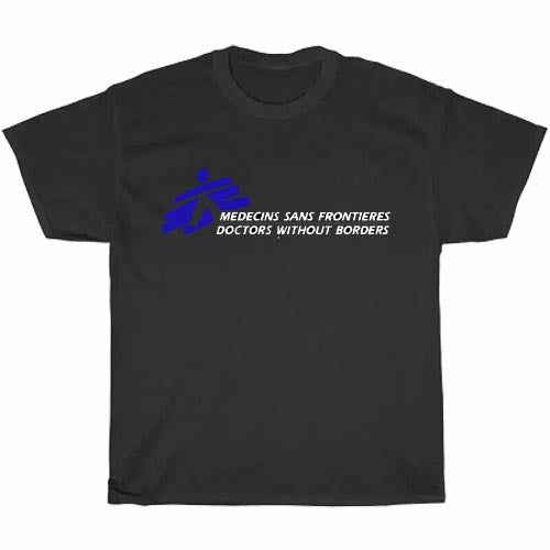 MSF Medecins Sans Frontieres Logo Men's Unisex T Shirt Size S to 3XL